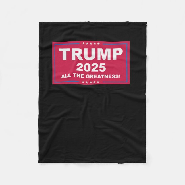 Couverture Polaire Trump Vance 2025 Toute la grandeur () 1 (Devant)
