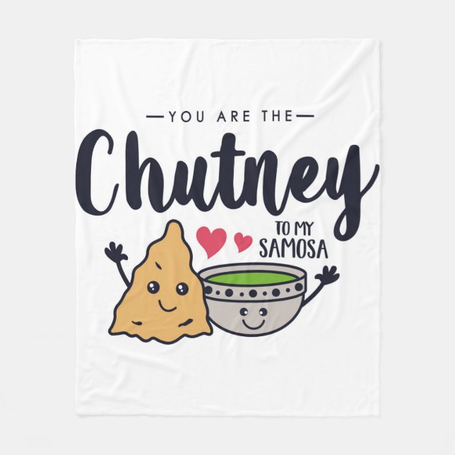 Couverture Polaire Tu Es Le Chemin De Ma Blanche-Toison Samosa (Devant)
