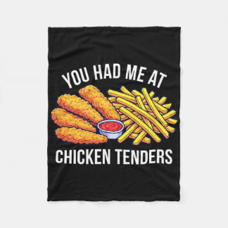 Couverture Polaire Tu m'as eu aux tenders de poulet -