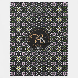 Couverture Polaire Tuile géométrique