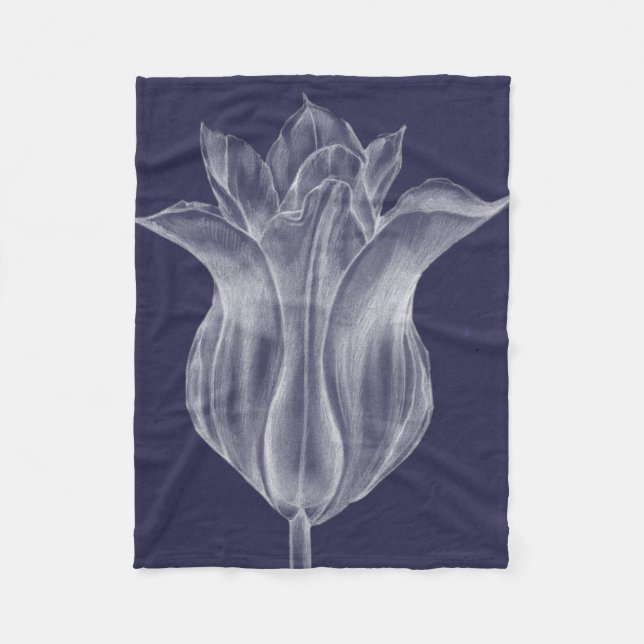 Couverture Polaire Tulipe monochrome III (Devant)