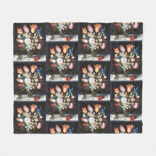 Couverture Polaire Tulipes et Roses Hollandaises Antiques de Bosschae