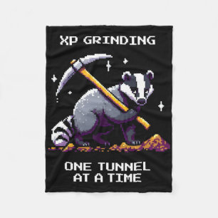 Couverture Polaire Tunnel Dger Style Pixel Gamer 