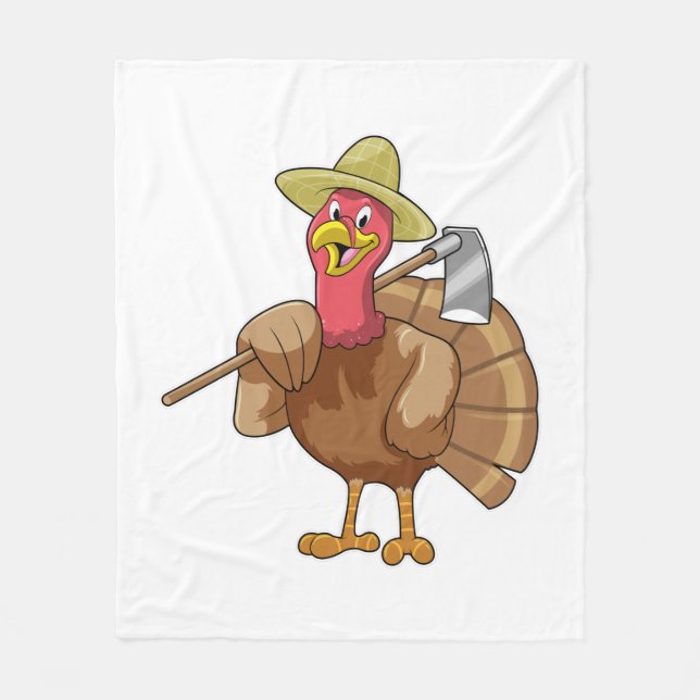 Couverture Polaire Turkey as Farmer (Devant)