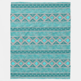 Couverture Polaire Turquoise du sud-ouest