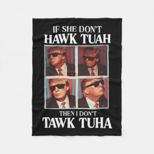 Couverture Polaire Tush 2024 Hawk Tuah Trump Embarring Airport
