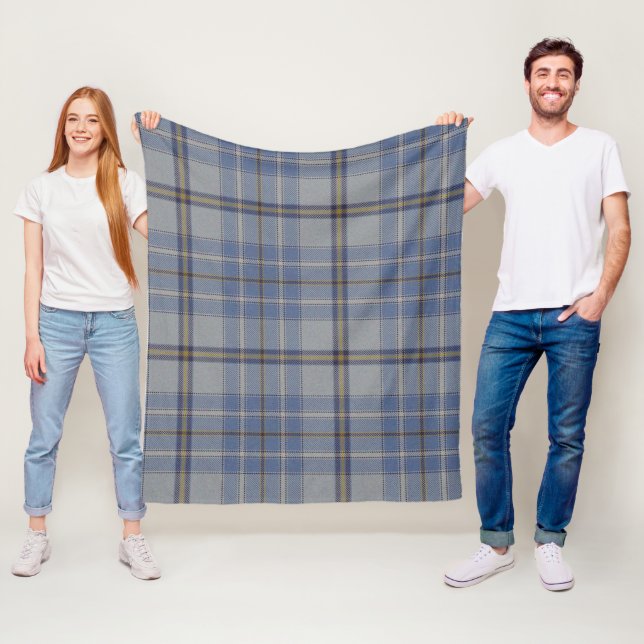 Couverture Polaire Tweedie Plaid (En situation)