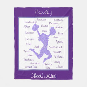Couverture Polaire Typographie des Termes Cheeréminents Violet