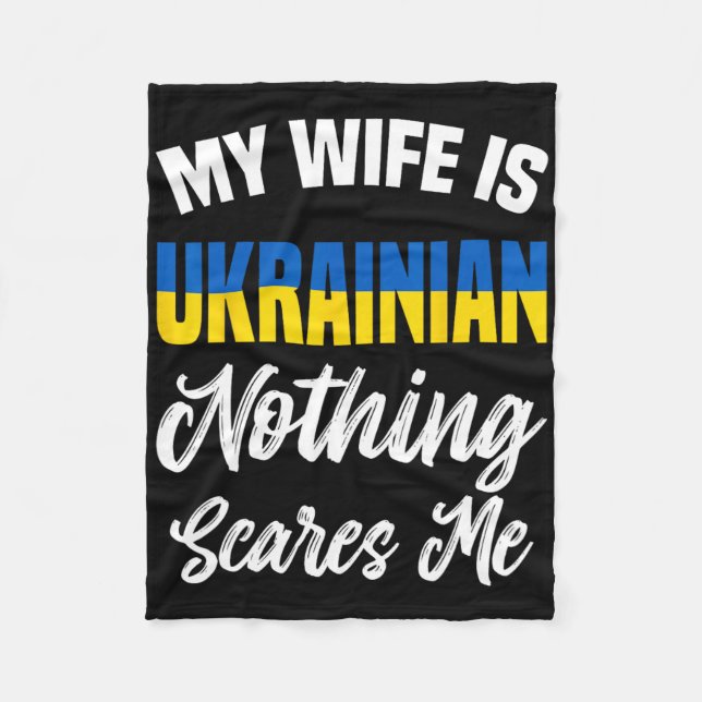 Couverture Polaire Ukraine Apparel - Amazing Funny Ukrainians Design  (Devant)
