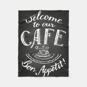Couverture Polaire Un Amateur De Café Bienvenue Dans Notre Café