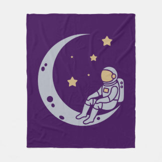 Couverture Polaire Un astronaute sur la conception de la lune de croi