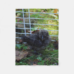 Couverture Polaire Un bébé Silkie