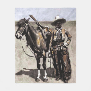 Couverture Polaire Un Buccaro mexicain au Texas par Frederic Remingto