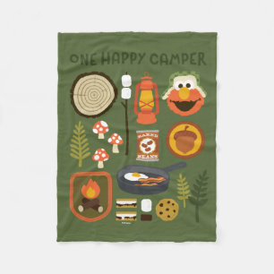 Couverture Polaire Un Camper Heureux