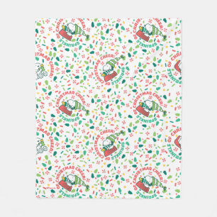 Couverture Polaire Un clin d'oeil à Noël Motif