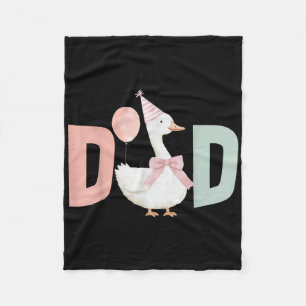 Couverture Polaire Un Papa Oie Idiot 1er Premier Anniversaire Famille