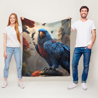 Couverture Polaire Un perroquet parmi les corbeaux