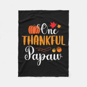 Couverture Polaire Un Remerciement Papaw Thankgiving Automne Citrouil