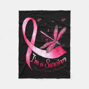 Couverture Polaire Un survivant Dragonfly Sensibilisation au cancer d