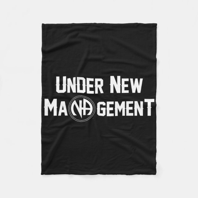 Couverture Polaire Under New Management Narcotics Anonymous Design  (Devant)