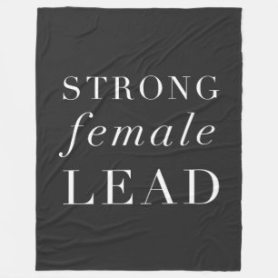 Couverture Polaire Une féministe forte Cadeau unique pour l'actrice