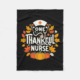 Couverture Polaire Une Infirmière Remercieuse Turquie Thanksgiving Sc