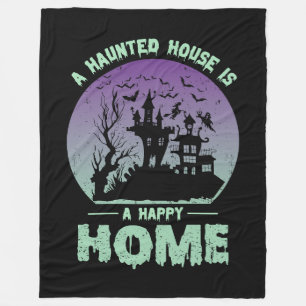 Couverture Polaire Une maison hantée est une maison heureuse