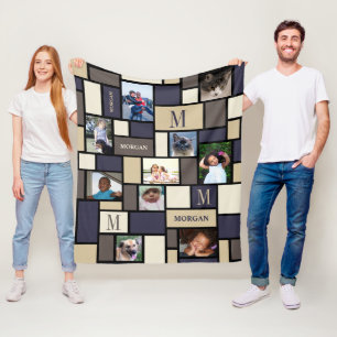 Couverture Polaire Une photo 10 chic moderne calme côtière de bloc