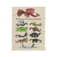 Une variété de créatures draconiennes