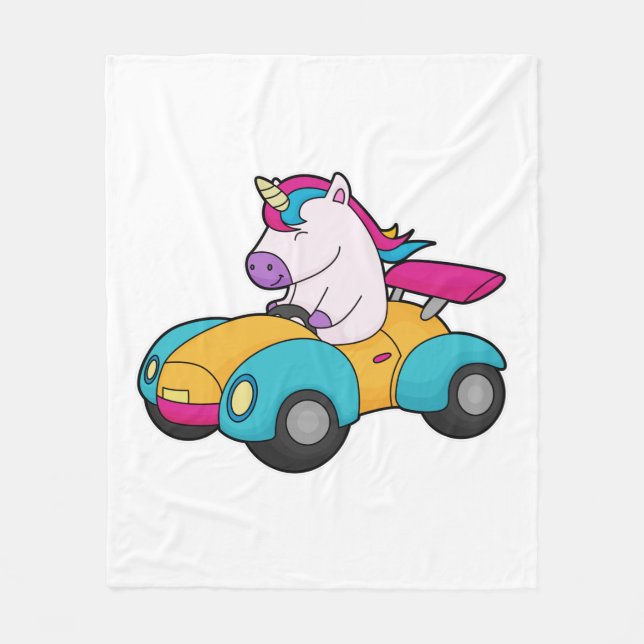 Couverture Polaire Unicorn Car (Devant)