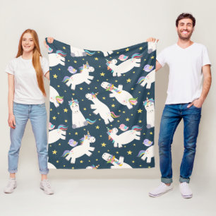 Couverture Polaire Unicorn Dreams