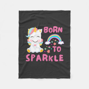 Couverture Polaire Unicorn Fan Club Magique Enfants