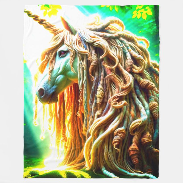 Couverture Polaire Unicorne (Devant)