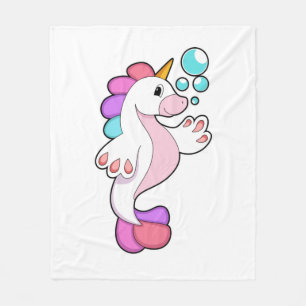 Couverture Polaire Unicorne avec bulles d'eau.PNG