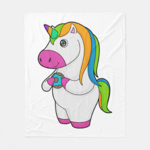 Couverture Polaire Unicorne Donut