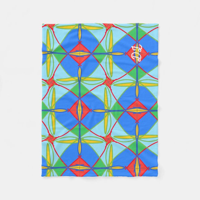 Couverture Polaire Unique Pattern Abstract  Fleece Blanket (Devant)
