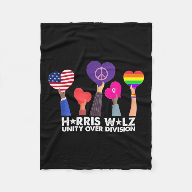 Couverture Polaire Unité sur division Harris 2024 Wheimer 2024 Vote (Devant)