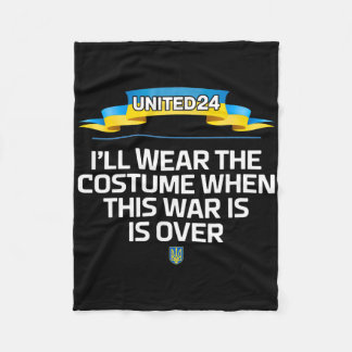 Couverture Polaire United24 Ukraine Je Porterai Le Costume Quand La G