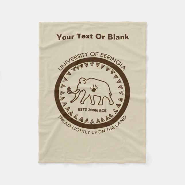 Couverture Polaire Université de Beringia Mammoth (Devant)