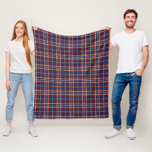 Couverture Polaire Université d'Édimbourg Tartan