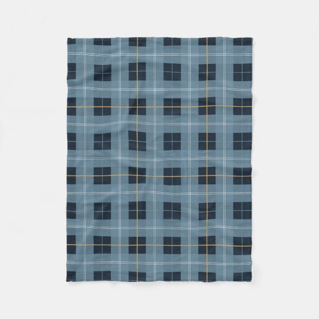 Couverture Polaire Université Quinnipiac Tartan (Devant)