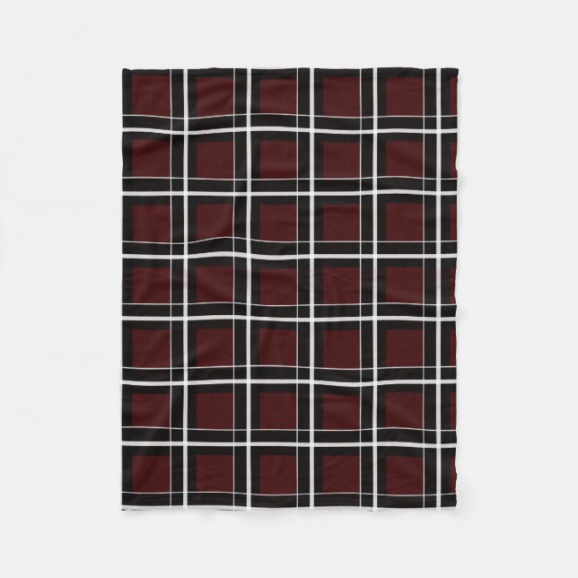 Couverture Polaire Université Schreiner Tartan (Devant)