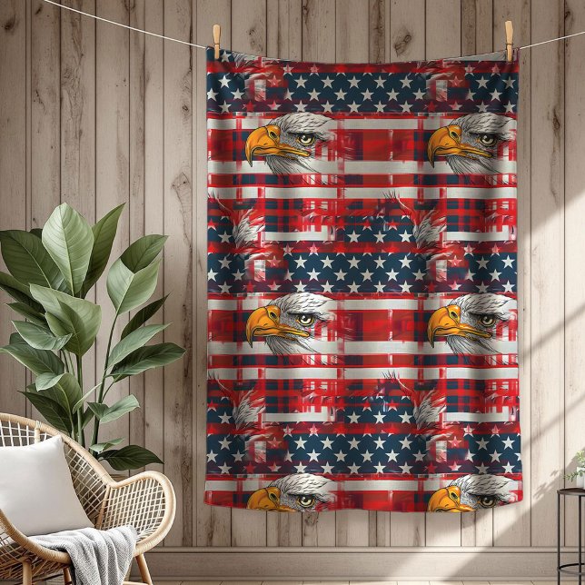Couverture Polaire USA Eagle Throw Celebrate Freedom in Cozy Style (USA Eagle Throw Celebrate Freedom in Cozy Style)