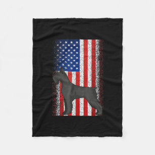 Couverture Polaire USA Independence Day 4 juillet Drapeau américain S