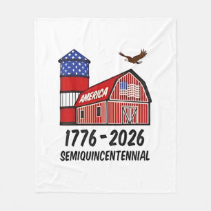 Couverture Polaire USA Semiquincentennial 250th Anniversary 1776-2026