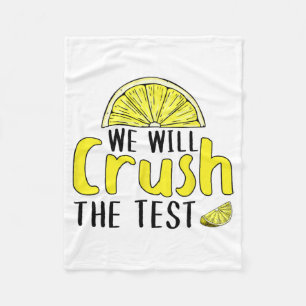 Couverture Polaire Va Écraser Le Citron Test Drôle Jour D'Essai Pour 