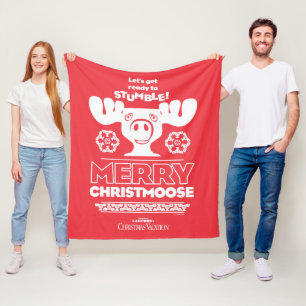 Couverture Polaire Vacances de Noël Joyeux Christmoose
