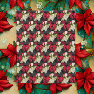 Couverture Polaire Vacances Motif de Poinsettia variées