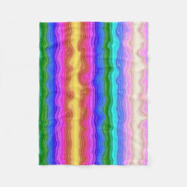 Couverture Polaire Vagues de couleur