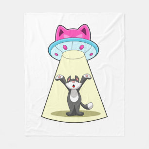 Couverture Polaire Vaisseau spatial chat